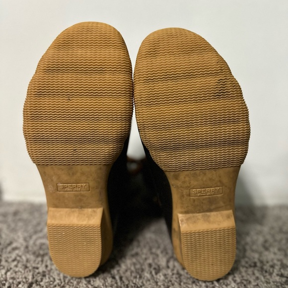 Women’s Sperry Saltwater Brown and Black Duck Boots 7.5 - Picture 3 of 5